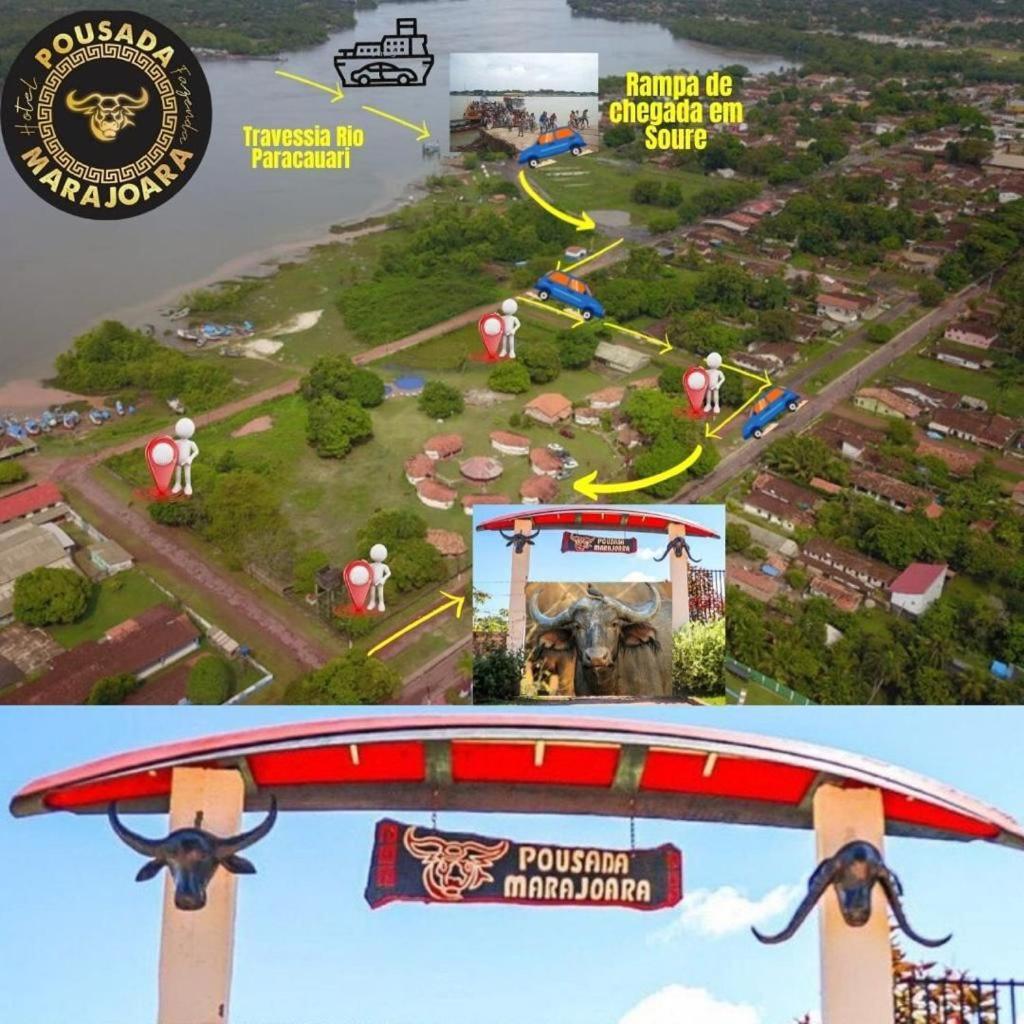 Pousada Marajoara- Hotel Fazenda-Turismo De Aventura Soure Eksteriør bilde